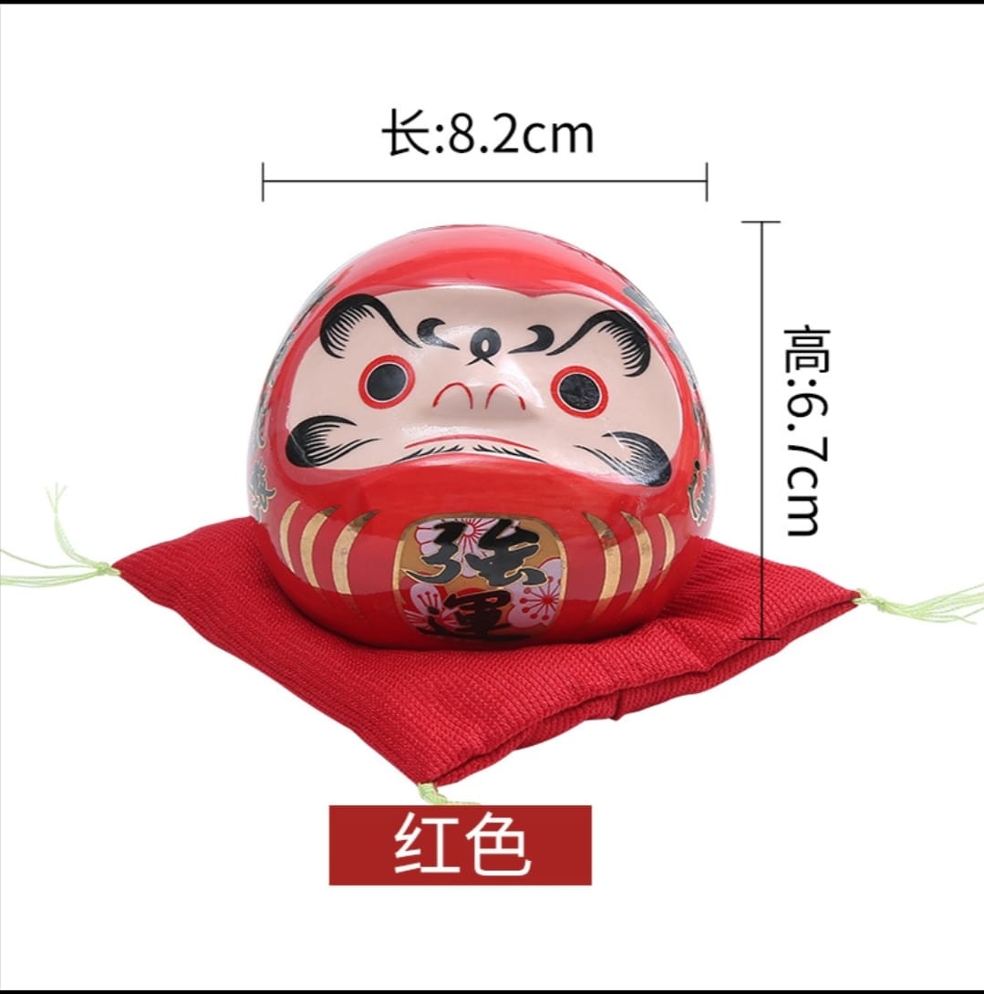 OAA-870205-OAA-900205 Poreclain Daruma Figurine (S)