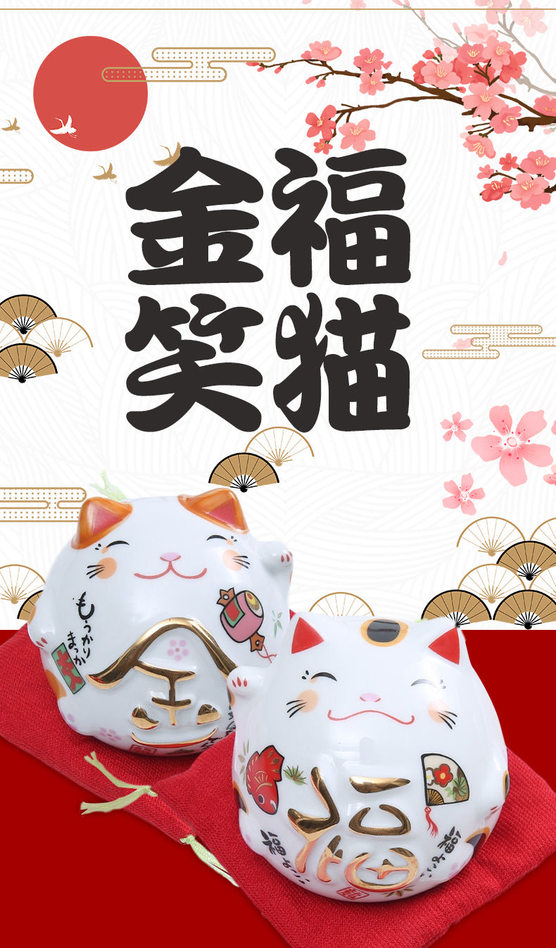 OAA-900205-OAA-900205 Chubby Cartoon Fortune Cat (S)