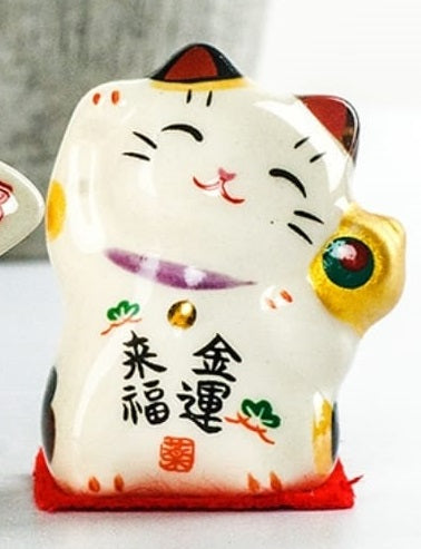 YS-1030403 Yakushigama Mini Fortune Cat (S)