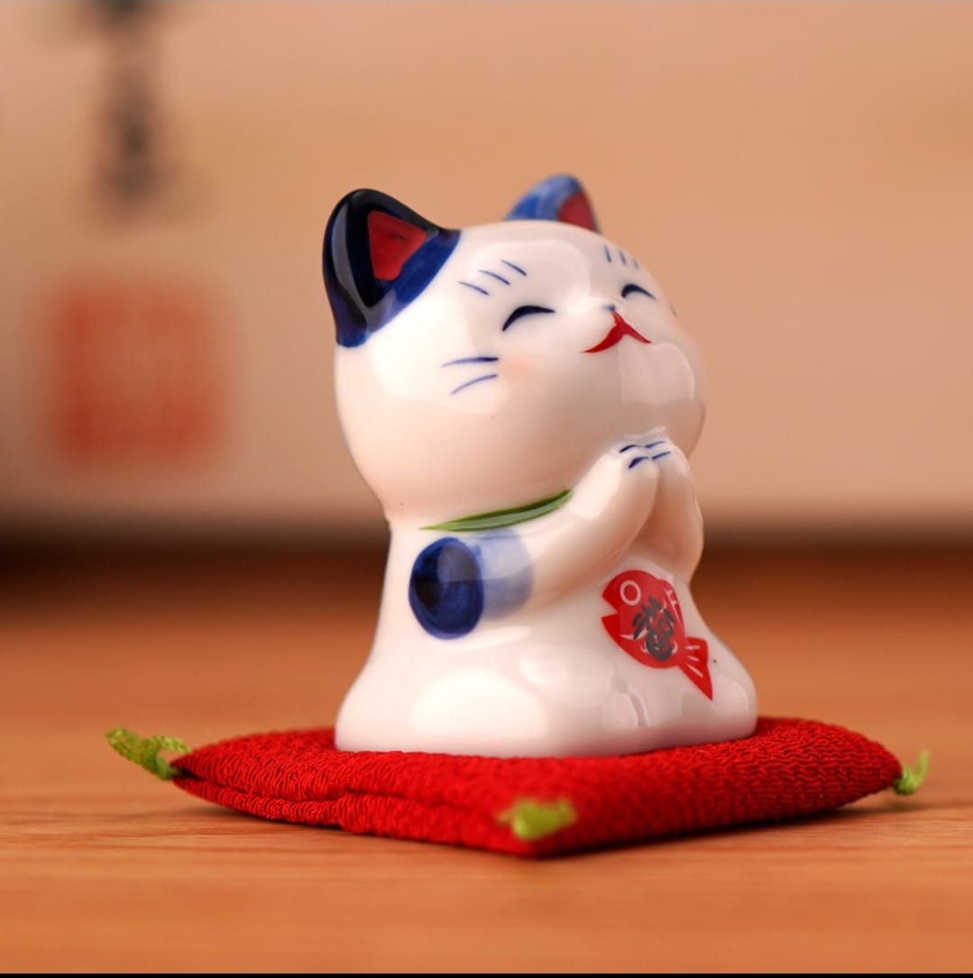 YS-12409106-YS-12507608  Yakushigama Blue Fortune Cat Series (S)