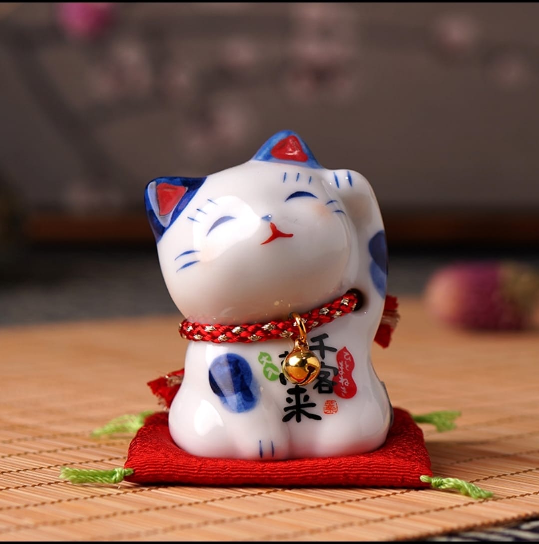 YS-12409106-YS-12507608  Yakushigama Blue Fortune Cat Series (S)