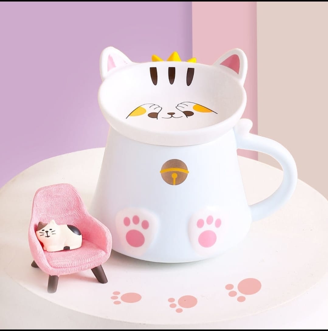 LM-4202118 Le Miao Fortune Cat Lid Cup (S)