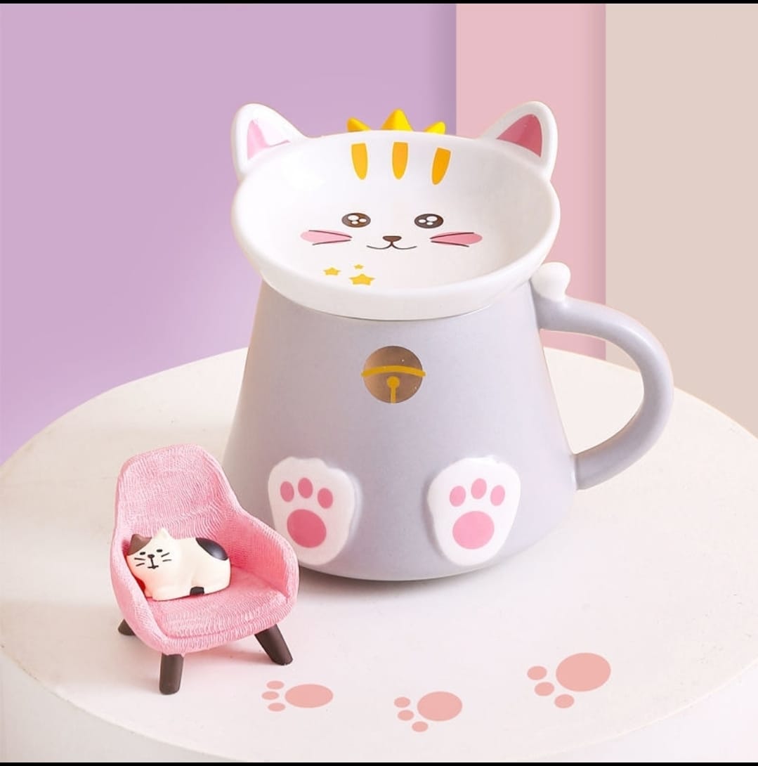 LM-4202118 Le Miao Fortune Cat Lid Cup (S)