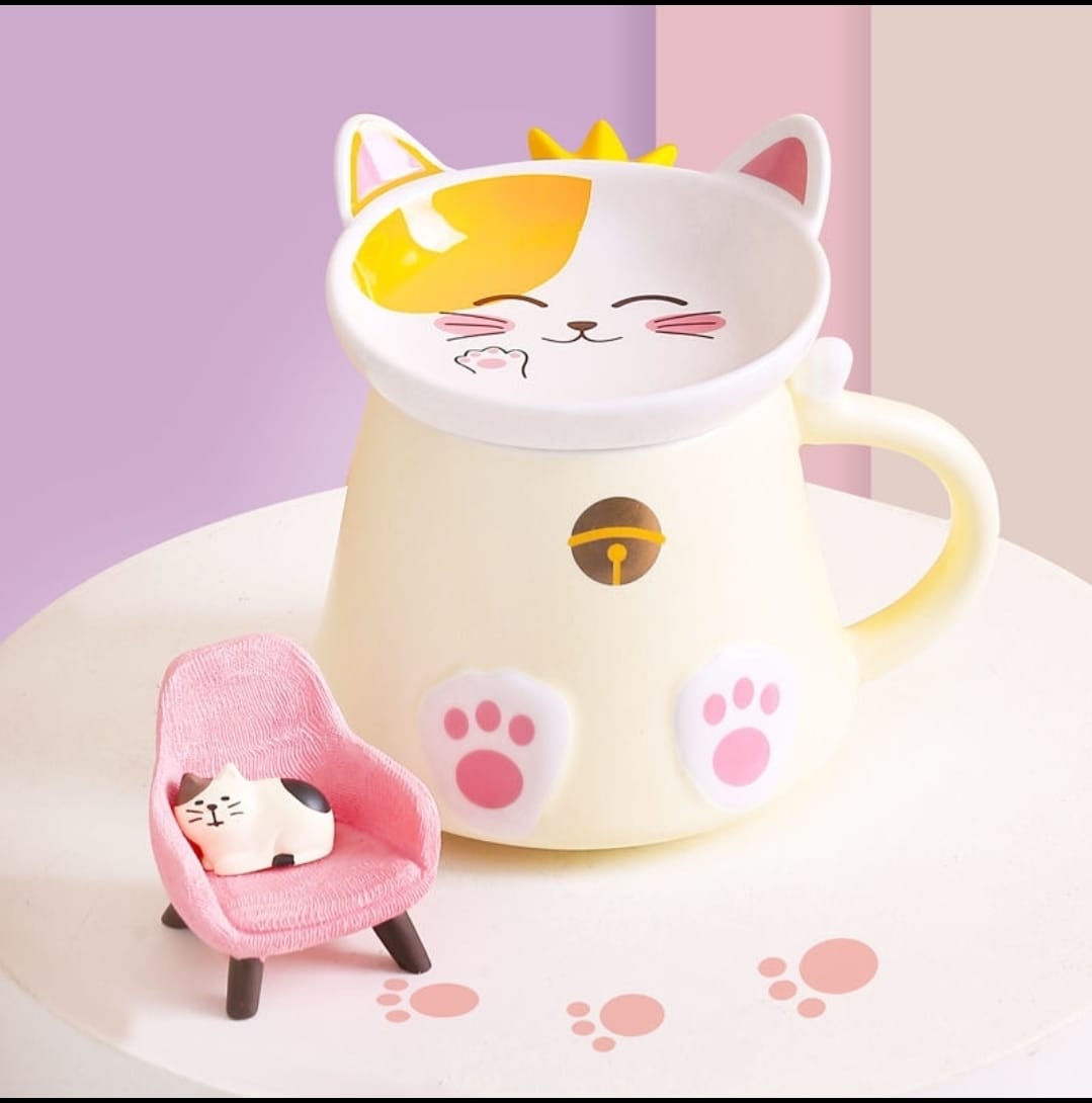 LM-4202118 Le Miao Fortune Cat Lid Cup (S)