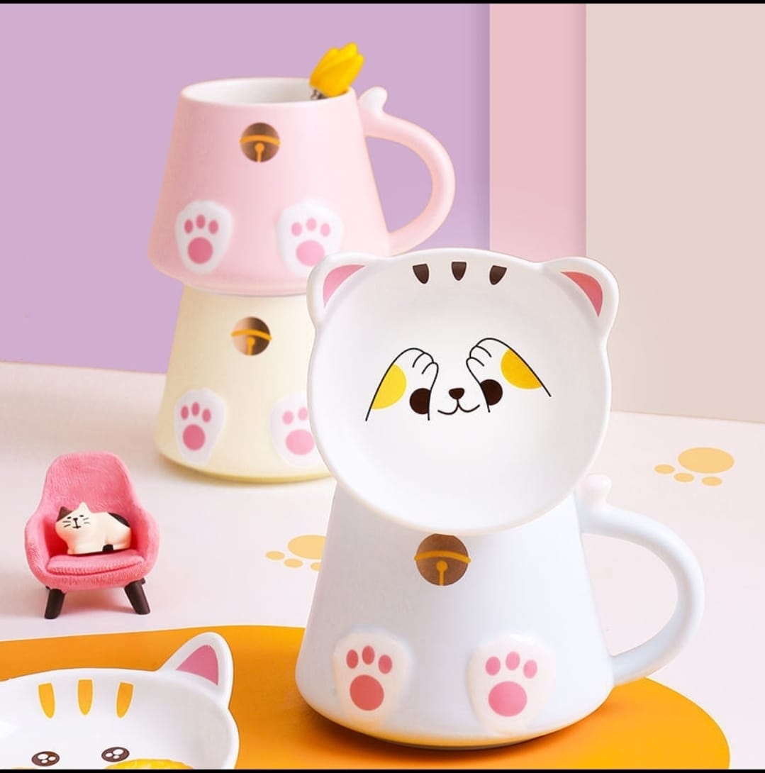 LM-4202118 Le Miao Fortune Cat Lid Cup (S)