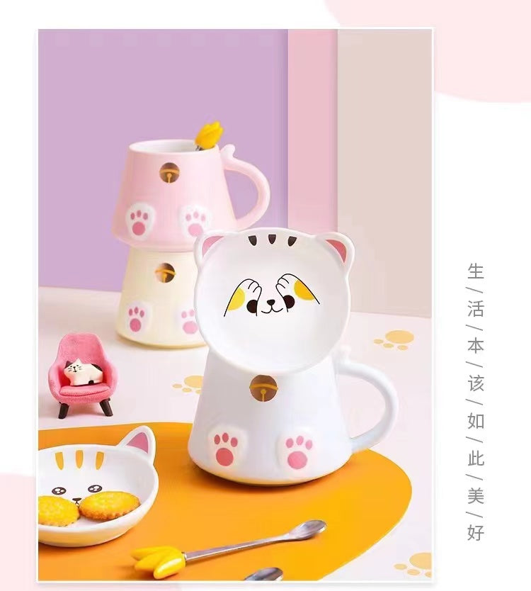 LM-4202118 Le Miao Fortune Cat Lid Cup (S)