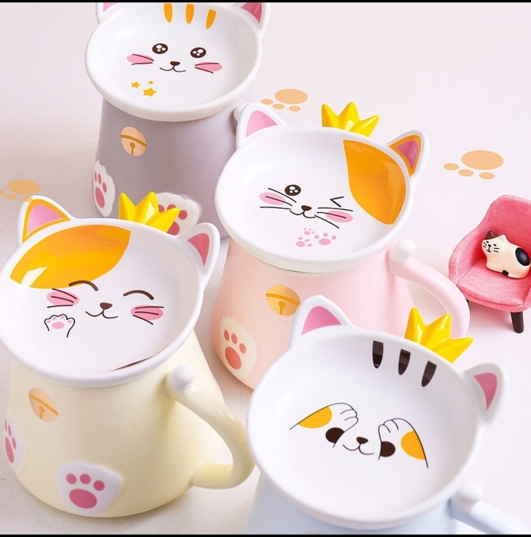 LM-4202118 Le Miao Fortune Cat Lid Cup (S)