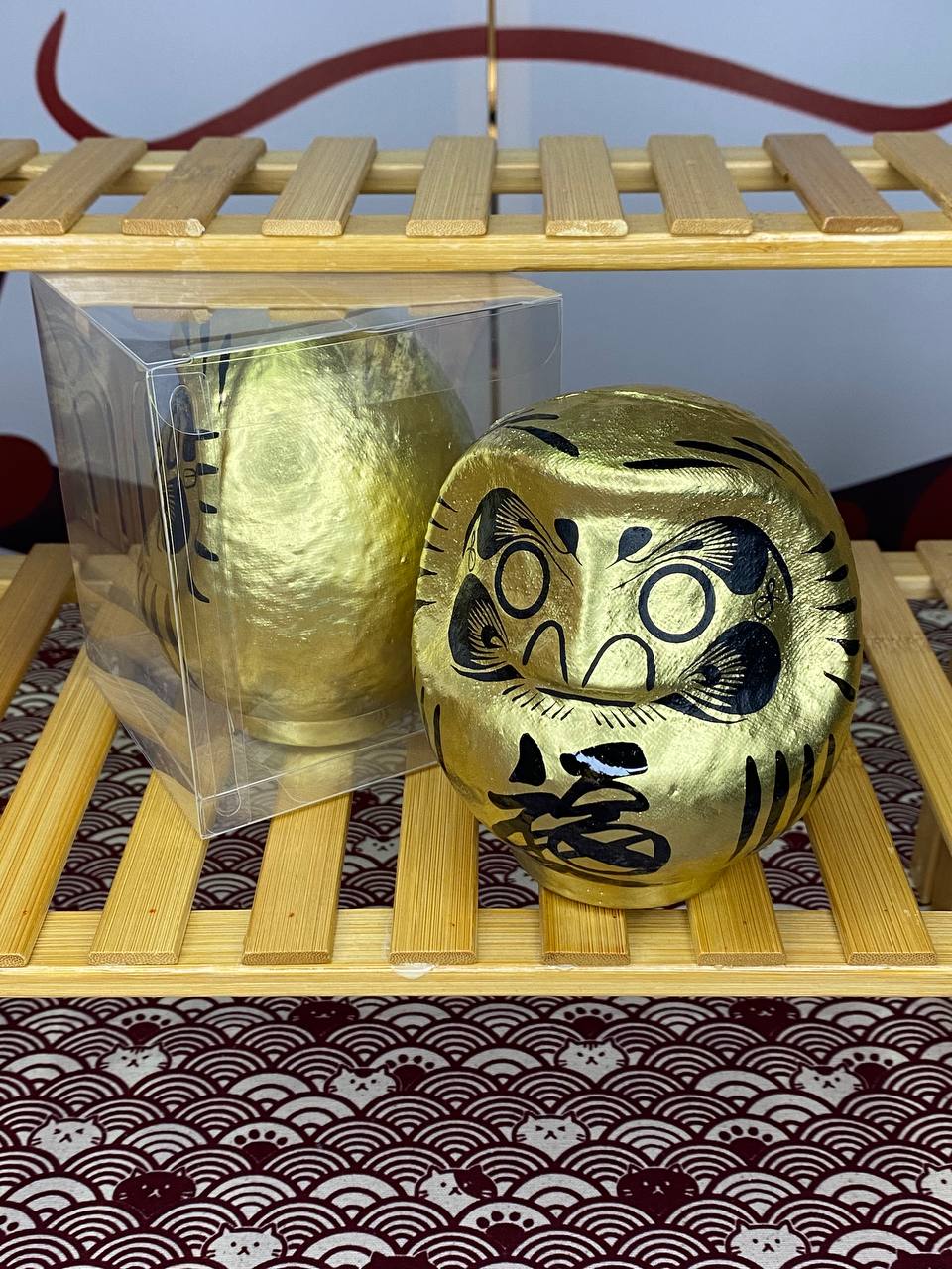 JP-041412 Hanjiro Hand-Made Traditional Daruma (M)