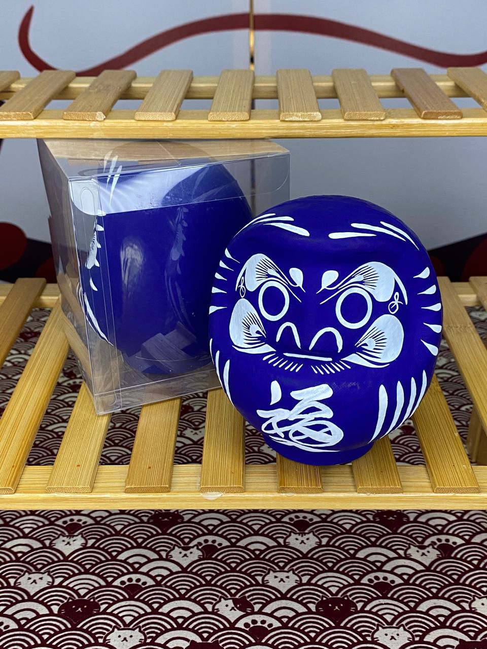 JP-041412 Hanjiro Hand-Made Traditional Daruma (M)