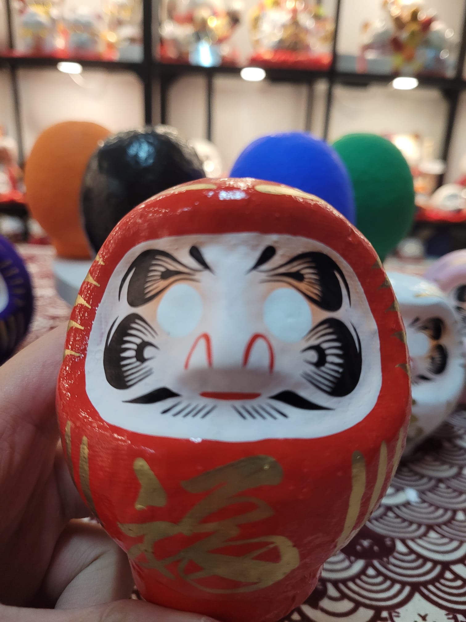 JP-271410-JP-250812 Hanjiro Hand-Made Mini/Medium Daruma (S) (M)