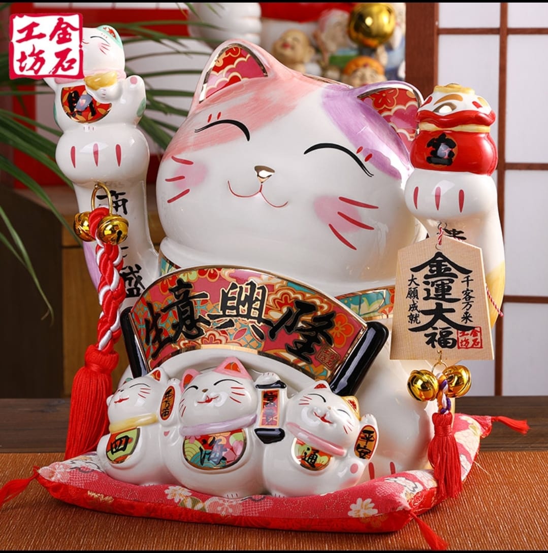 L-39123032 Jin Shi Gong Fang XL Business Fortune Cat (XL)