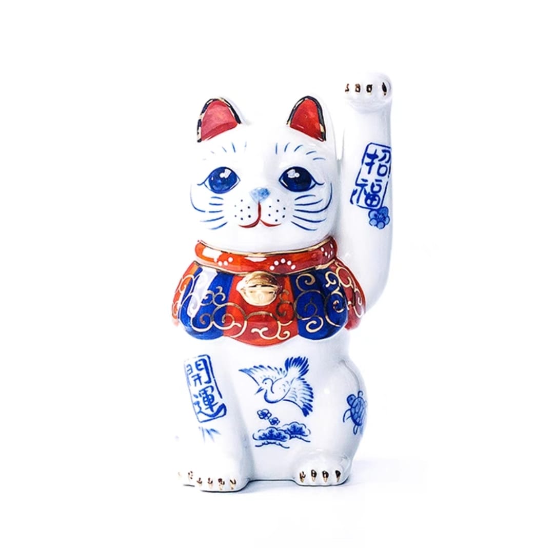 YS-141221401 Yakushigama Traditional Fortune Cat (M)