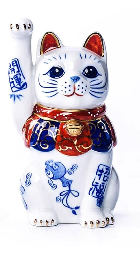 YS-141221401 Yakushigama Traditional Fortune Cat (M)