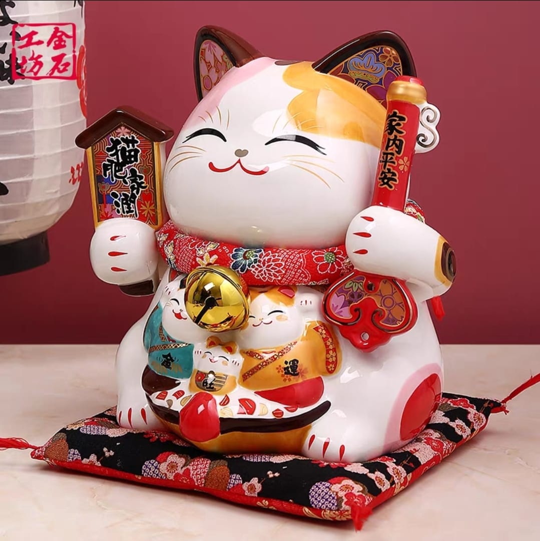 L-1548027 Jin Shi Gong Fang Family Fortune Cat (L)