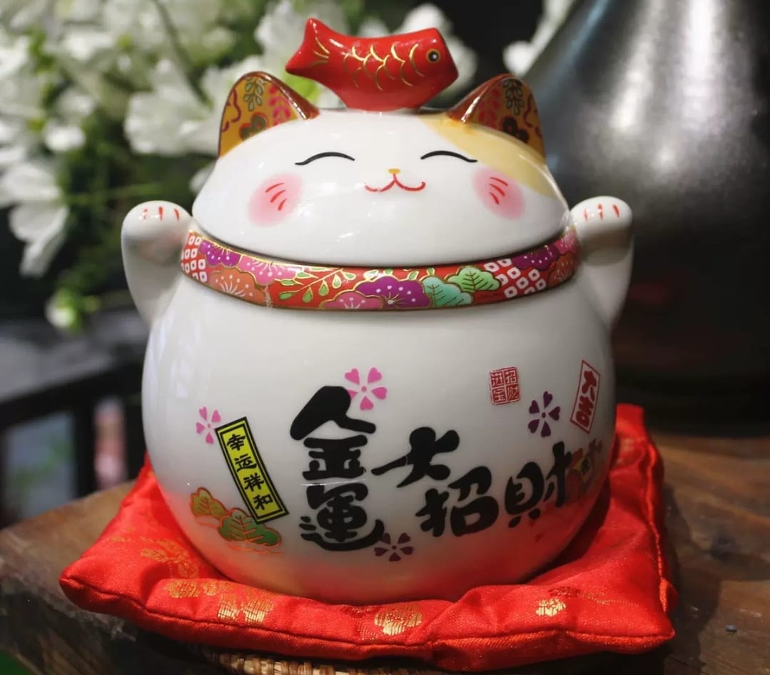 LM-5110151 Le Miao Container Fortune Cat (M)