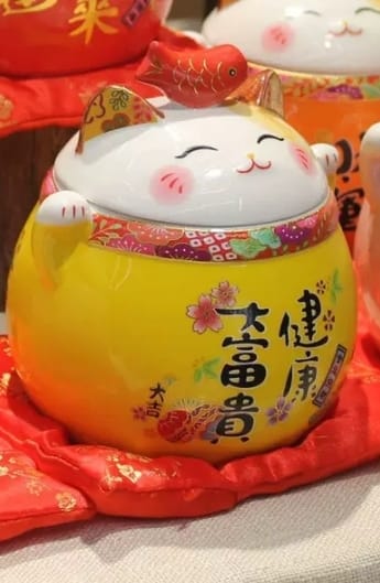 LM-5110151 Le Miao Container Fortune Cat (M)