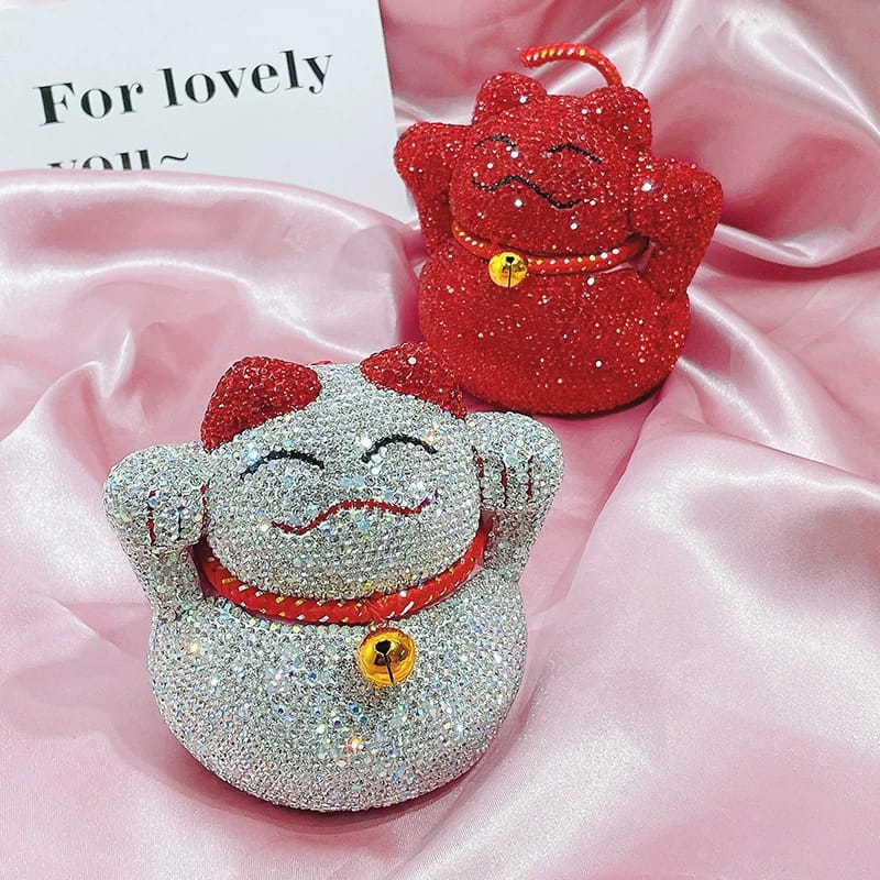 OAA-800205-OAA-810205 Bling Bling Fortune Cat (S) (M)