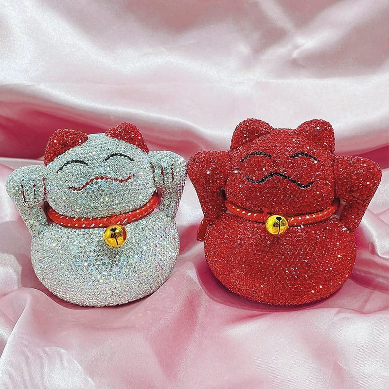 OAA-800205-OAA-810205 Bling Bling Fortune Cat (S) (M)