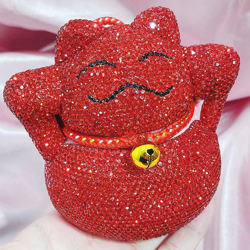 OAA-800205-OAA-810205 Bling Bling Fortune Cat (S) (M)